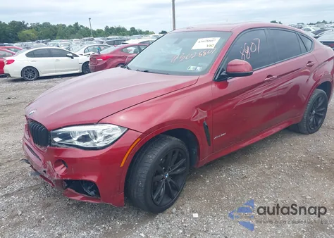 2017 BMW X6 xDrive35I z USA, uszkodzony, nr VIN 5UXKU2C30H0X47543